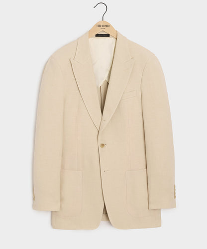 Todd Snyder Italian Linen-Cotton Madison Jacket in Birch Birch