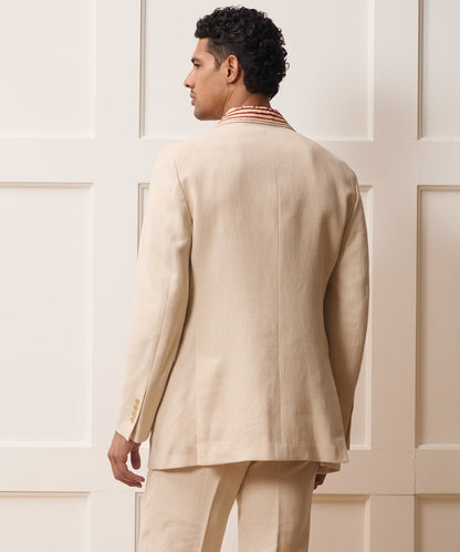 Todd Snyder Italian Linen-Cotton Madison Jacket in Birch Birch