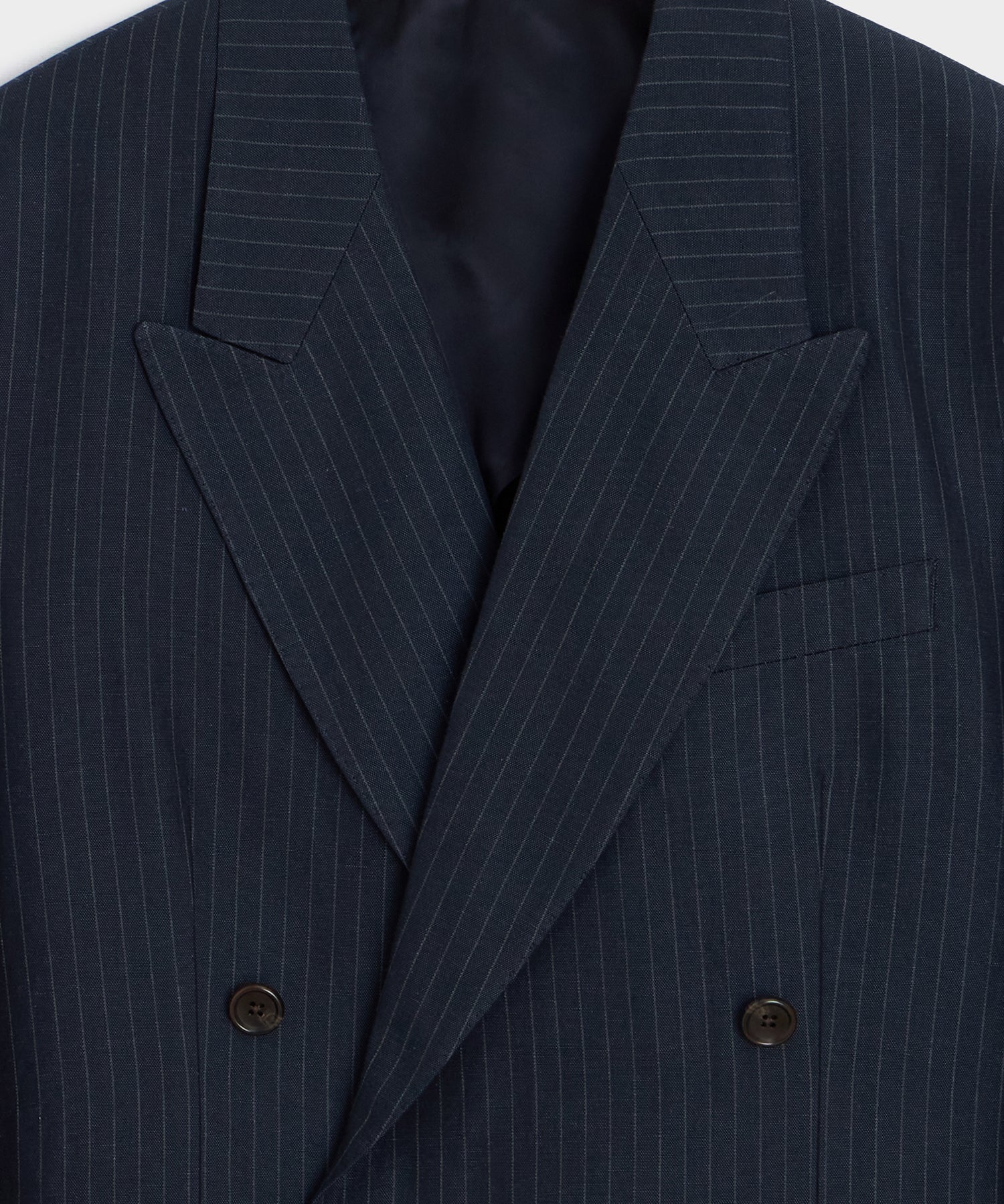 Todd Snyder Italian Linen-Cotton Wythe Jacket in Navy Stripe Navy