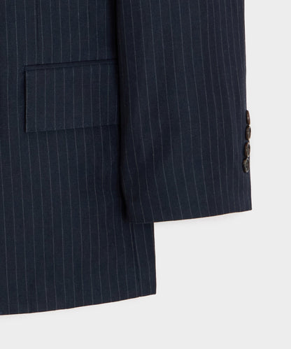 Todd Snyder Italian Linen-Cotton Wythe Jacket in Navy Stripe Navy