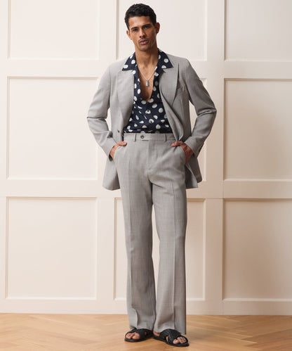 Todd Snyder Italian Wool Double-Breasted Hollywood Jacket in Light Grey Light Grey