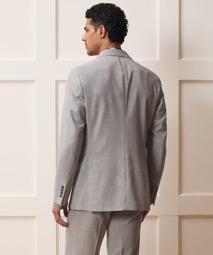 Todd Snyder Italian Wool Double-Breasted Hollywood Jacket in Light Grey Light Grey