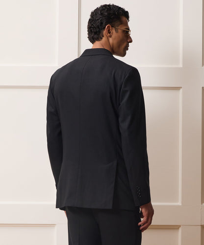 Todd Snyder Italian Wool Double-Breasted Hollywood Jacket in Black Black