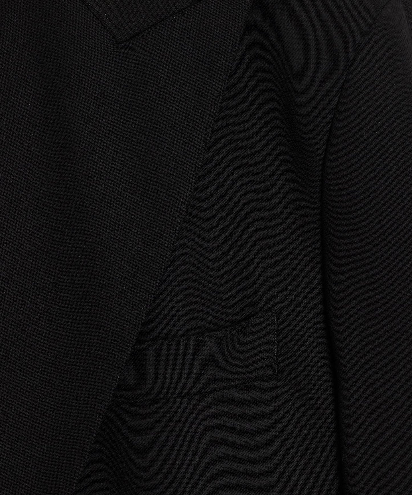 Todd Snyder Italian Wool Double-Breasted Hollywood Jacket in Black Black