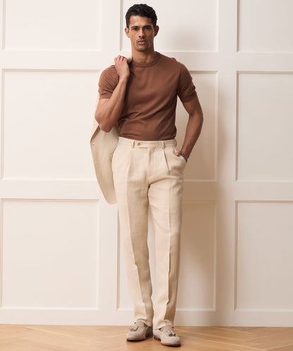 Todd Snyder Silk-Cashmere Sweater Tee in Weathered Oak Weathered Oak