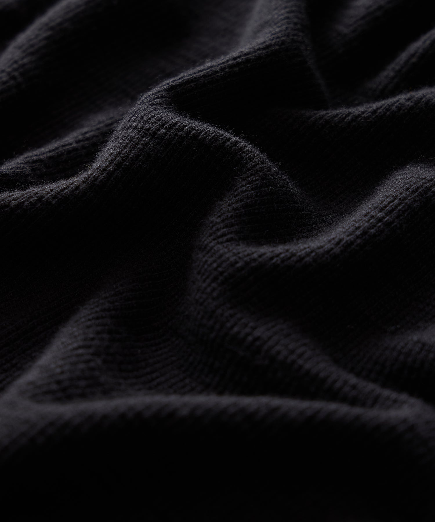 Todd Snyder Lightweight Mini Waffle Henley in Blacktop Blacktop