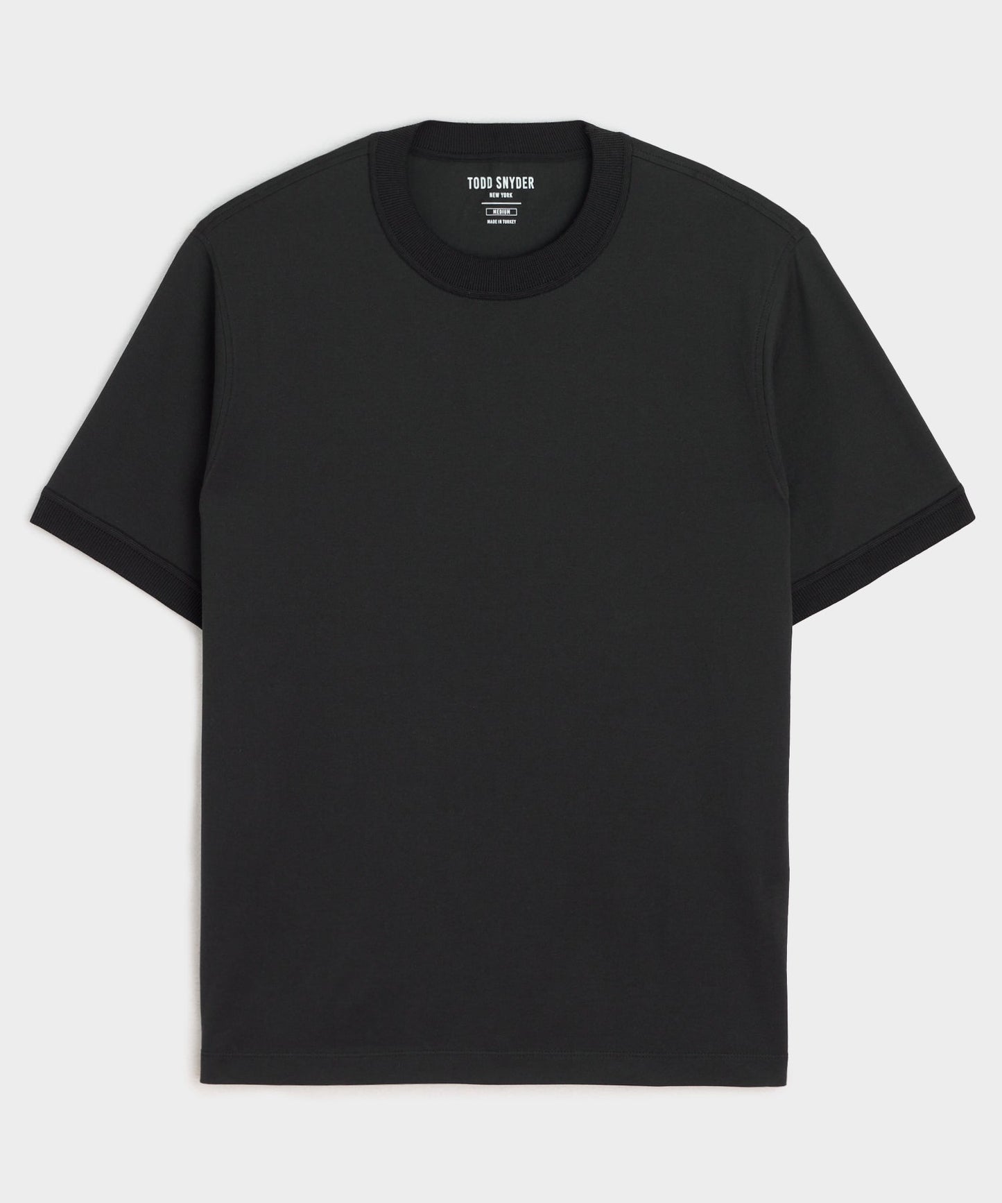 Todd Snyder Sea Island Cotton Tee in Black Black