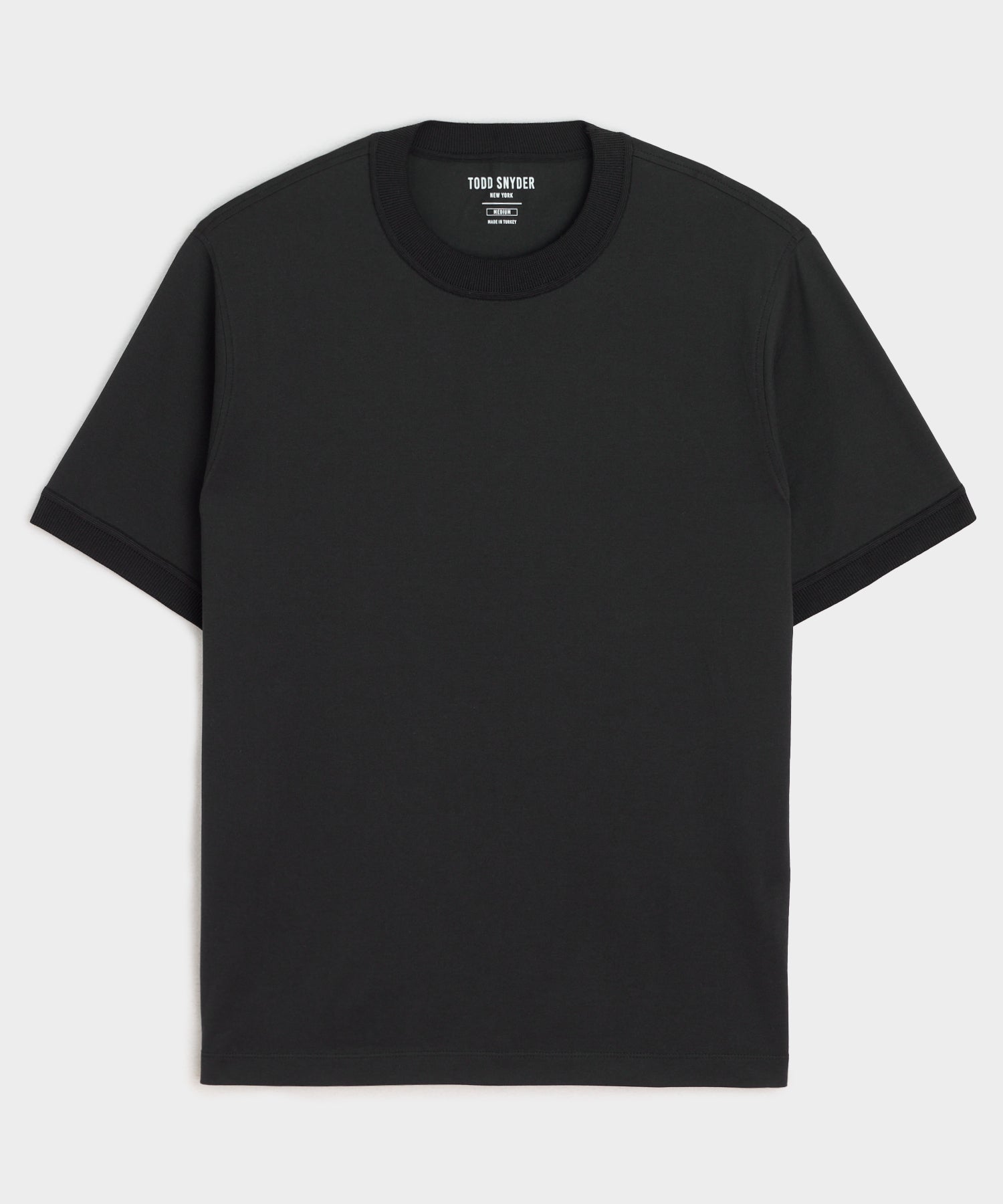 Todd Snyder Sea Island Cotton Tee in Black Black