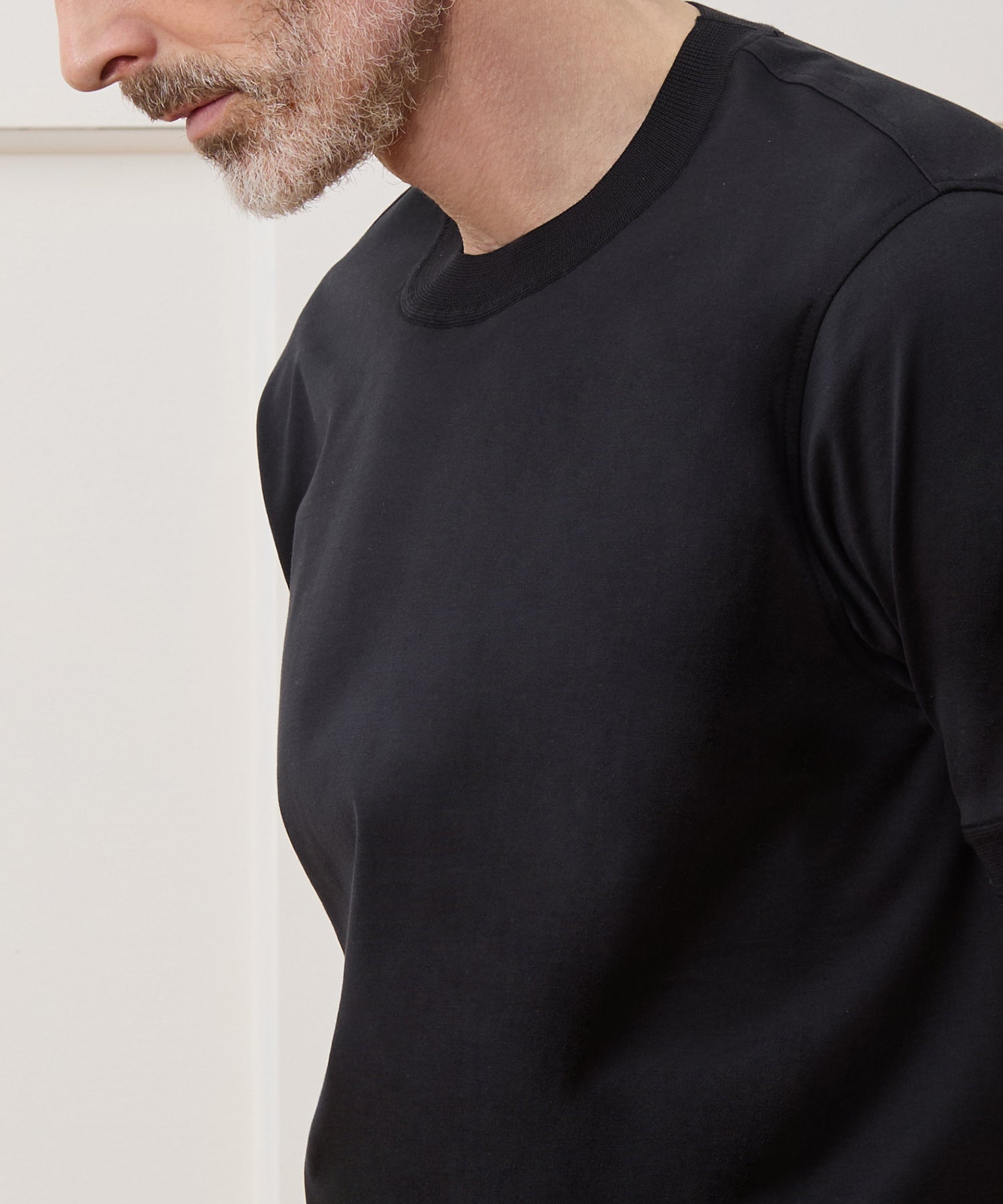 Todd Snyder Sea Island Cotton Tee in Black Black