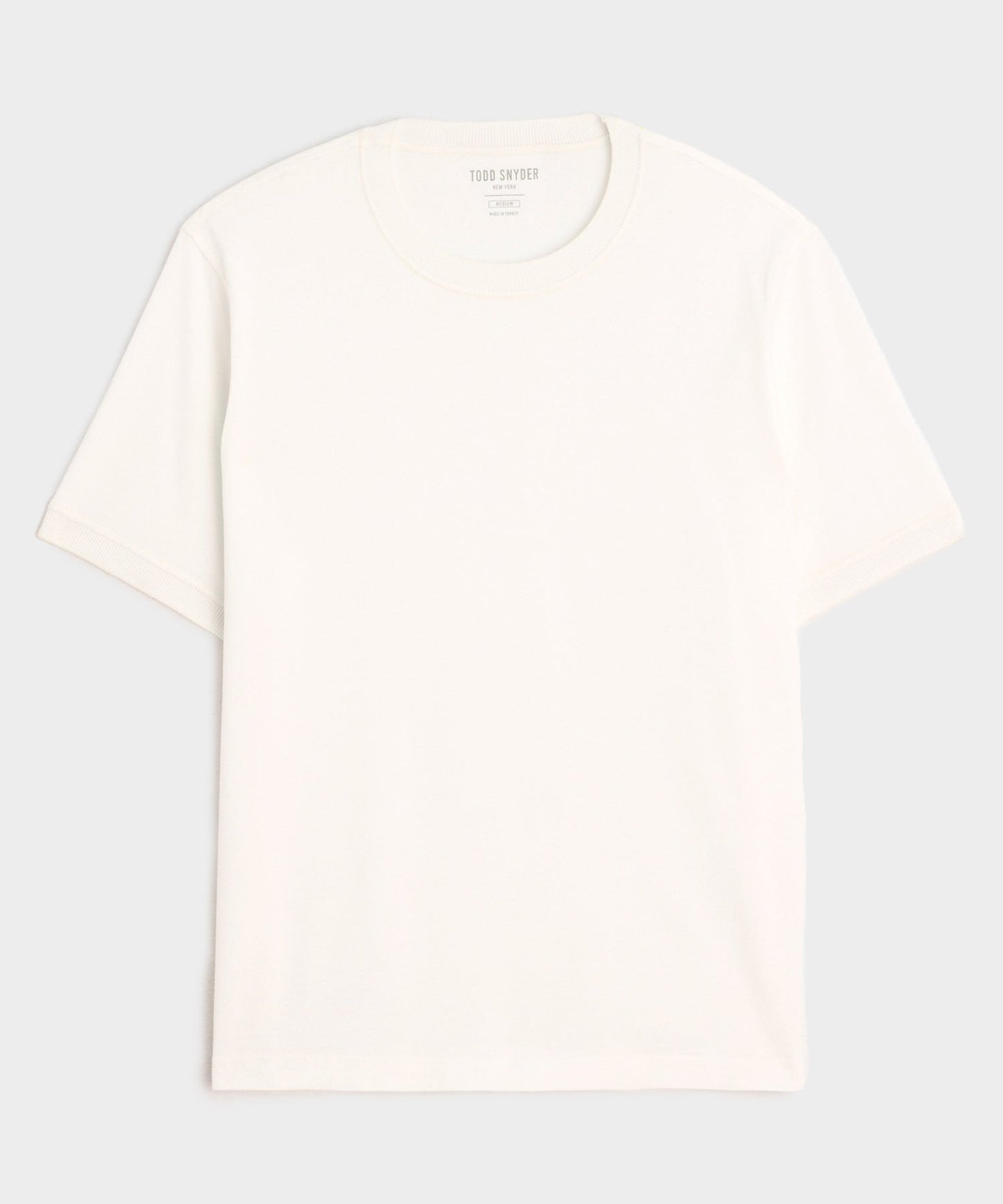 Todd Snyder Sea Island Cotton Tee in White White