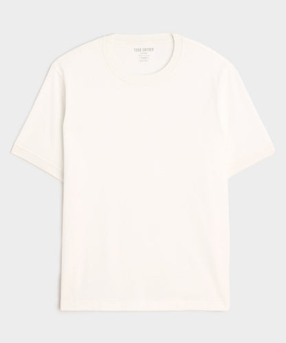 Todd Snyder Sea Island Cotton Tee in White White