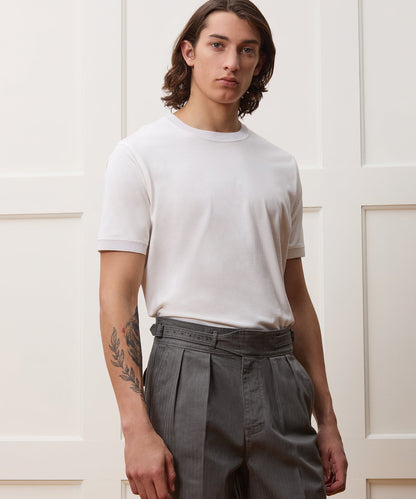 Todd Snyder Sea Island Cotton Tee in White White