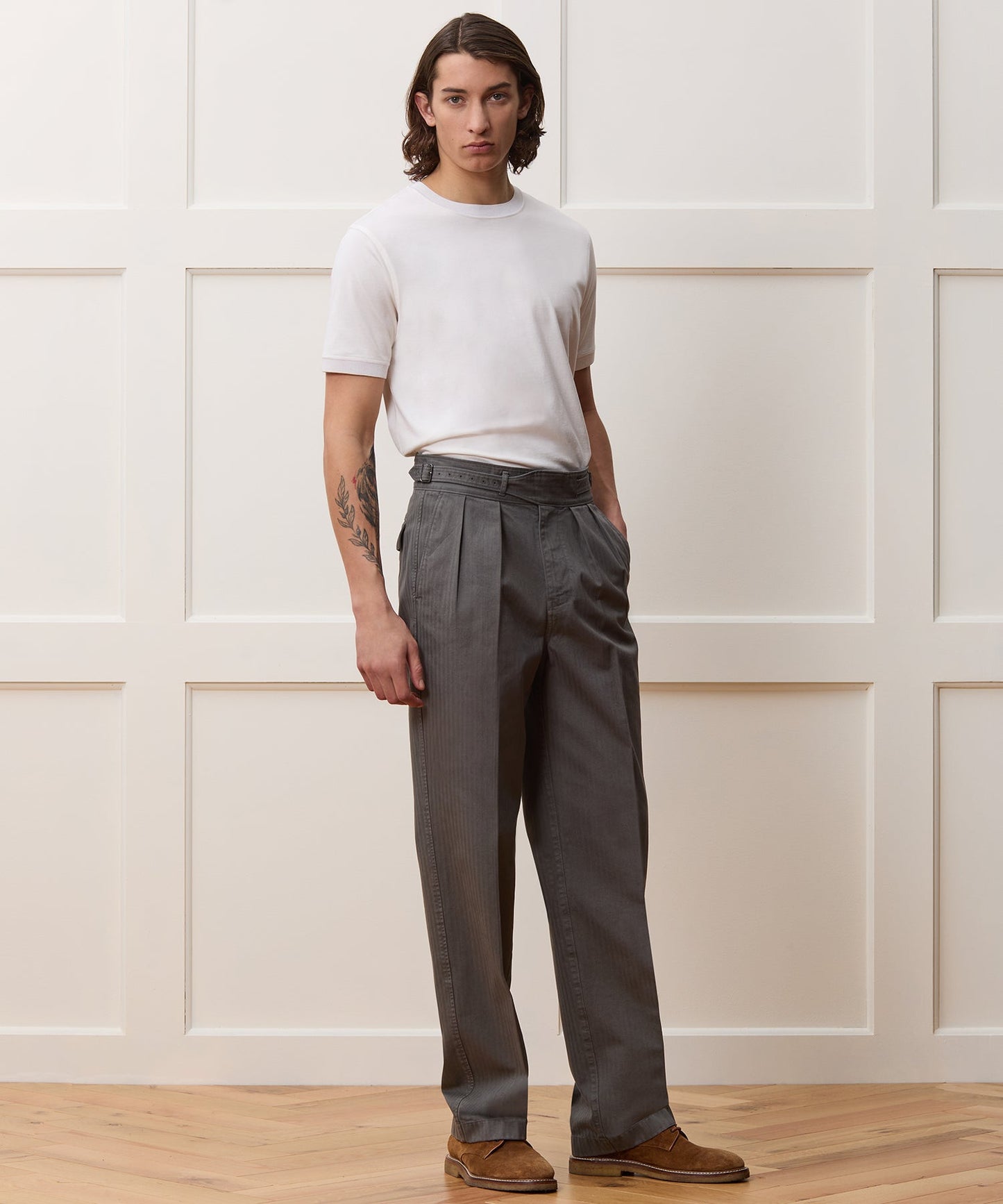 Todd Snyder Sea Island Cotton Tee in White White