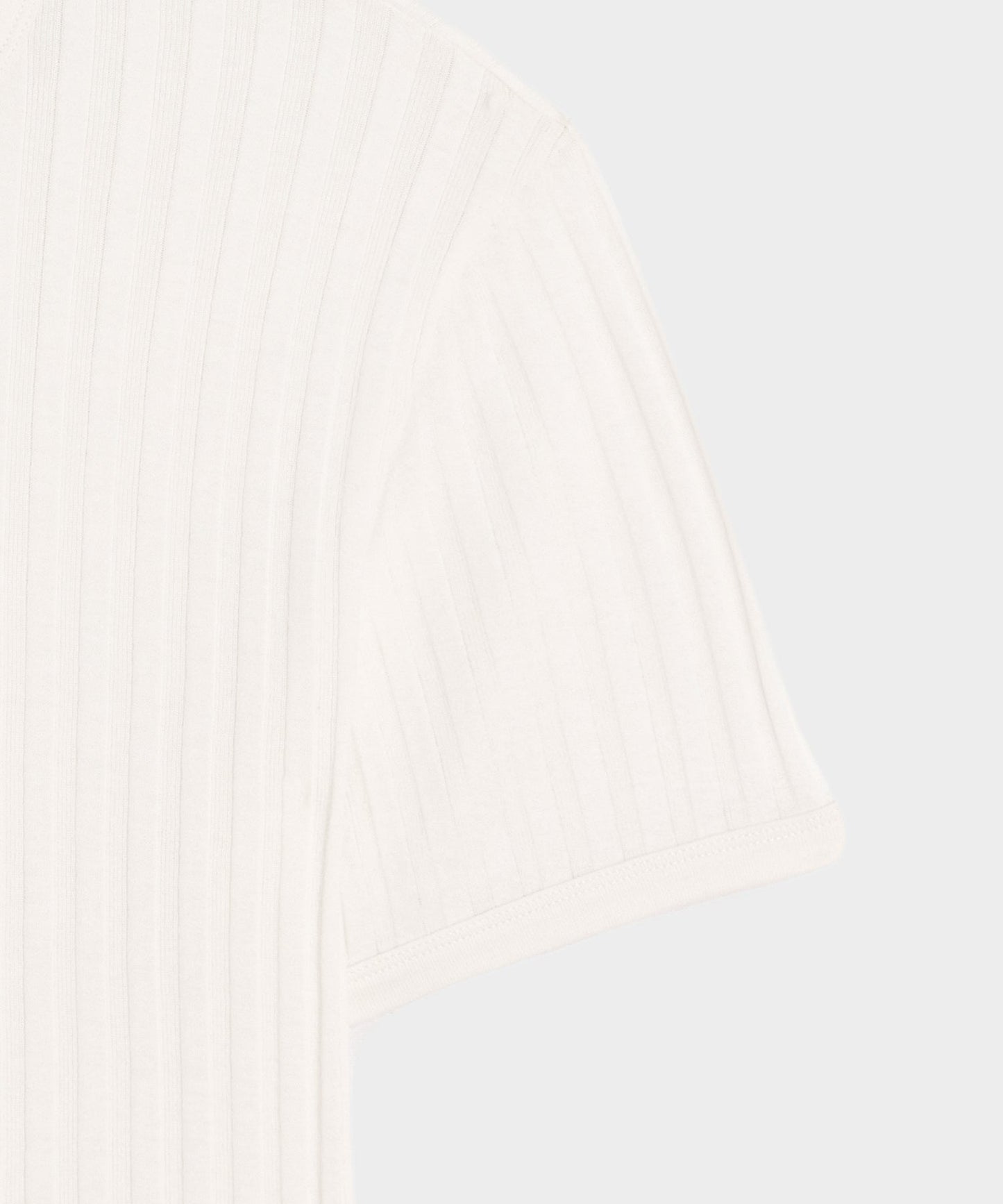 Todd Snyder Ribbed Tee in Bisque Bisque