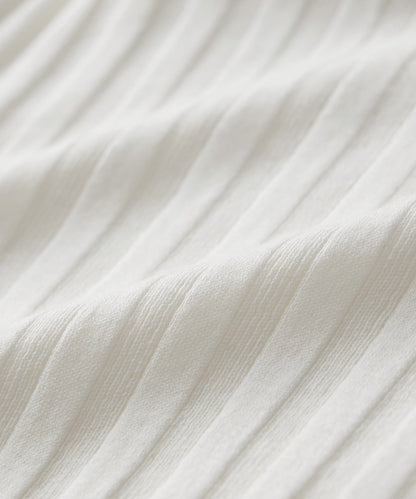 Todd Snyder Ribbed Tee in Bisque Bisque