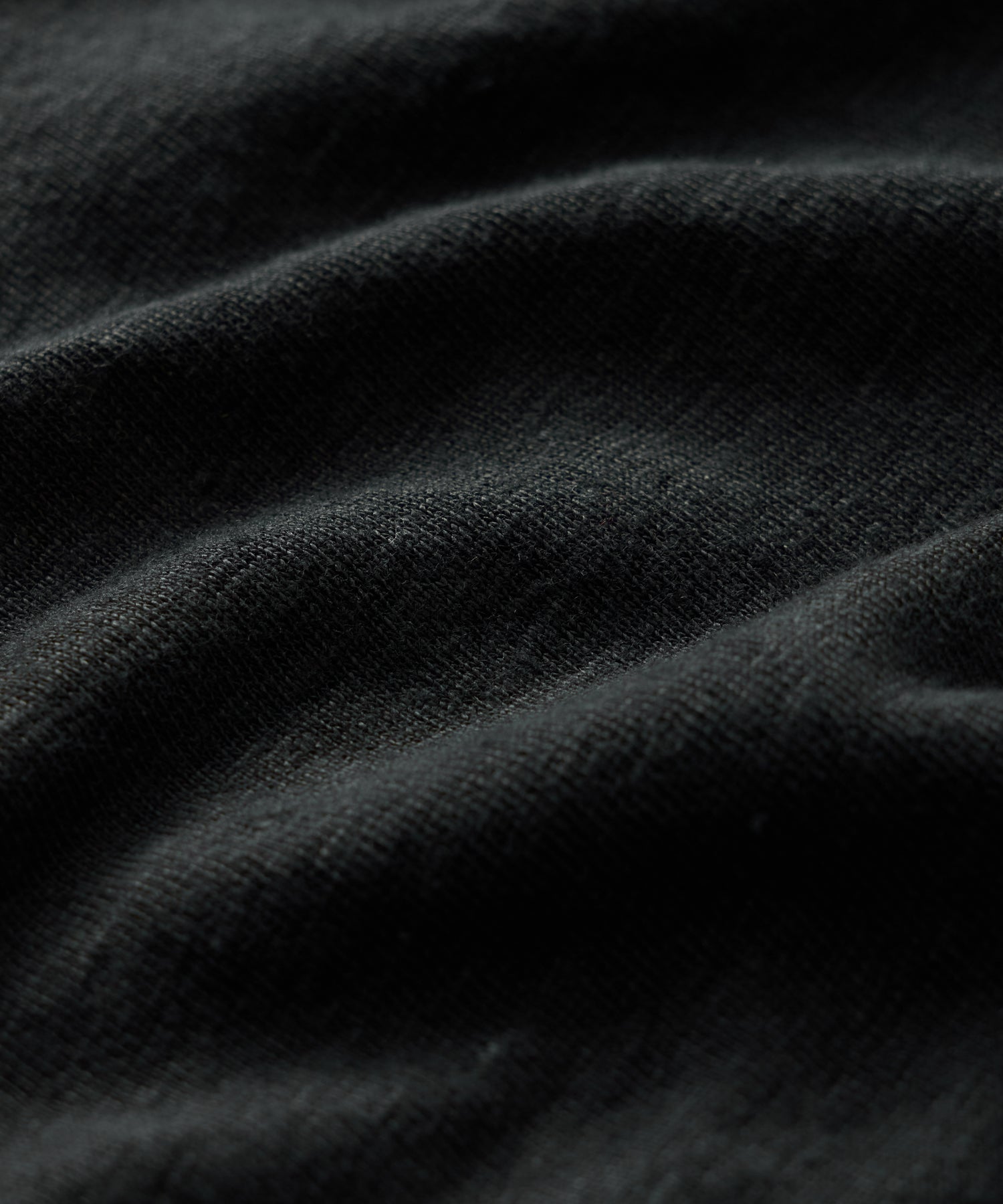 Todd Snyder Linen Pocket Tee in Blacktop Blacktop