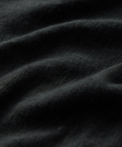 Todd Snyder Linen Pocket Tee in Blacktop Blacktop