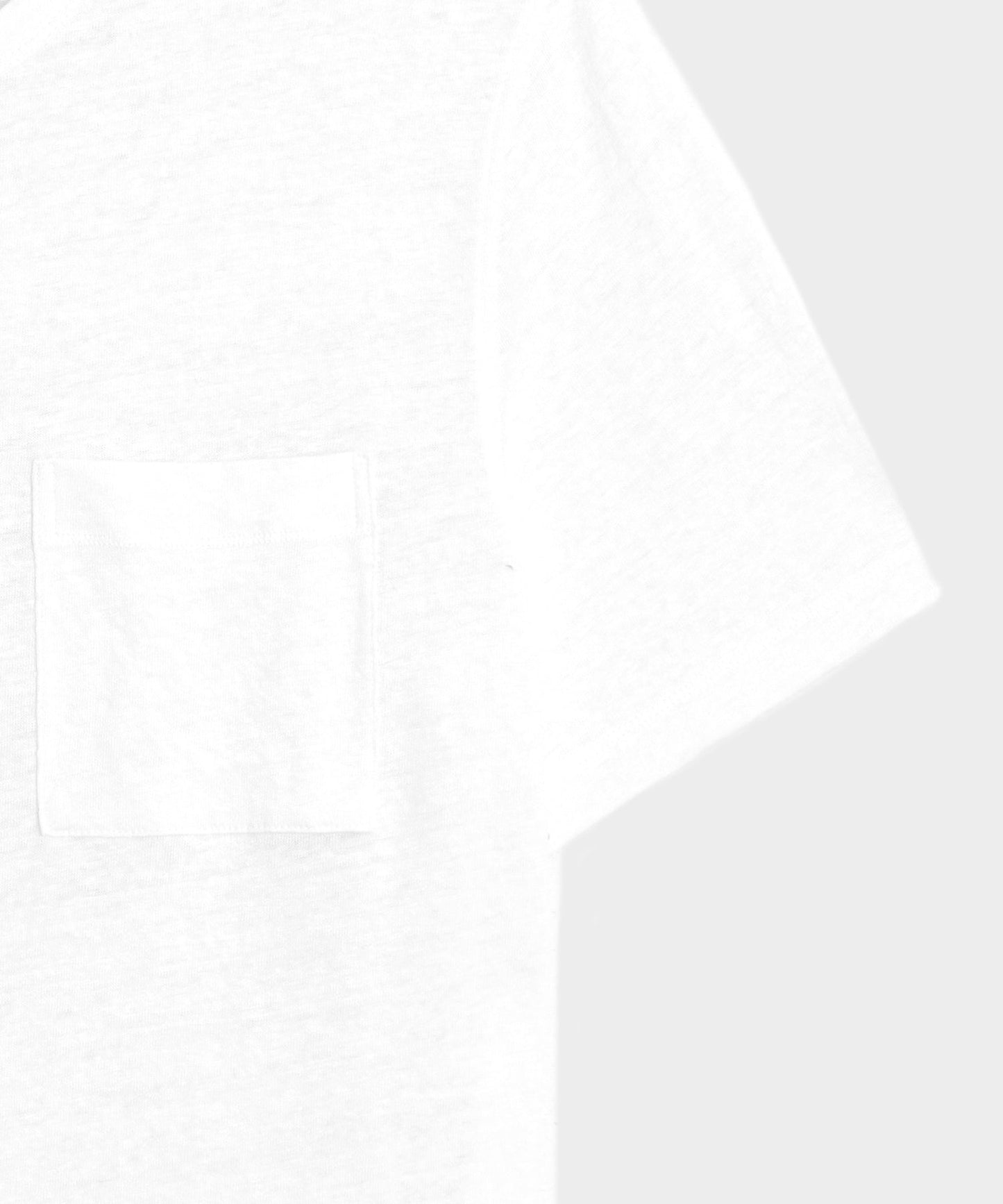 Todd Snyder Linen Pocket Tee in White White