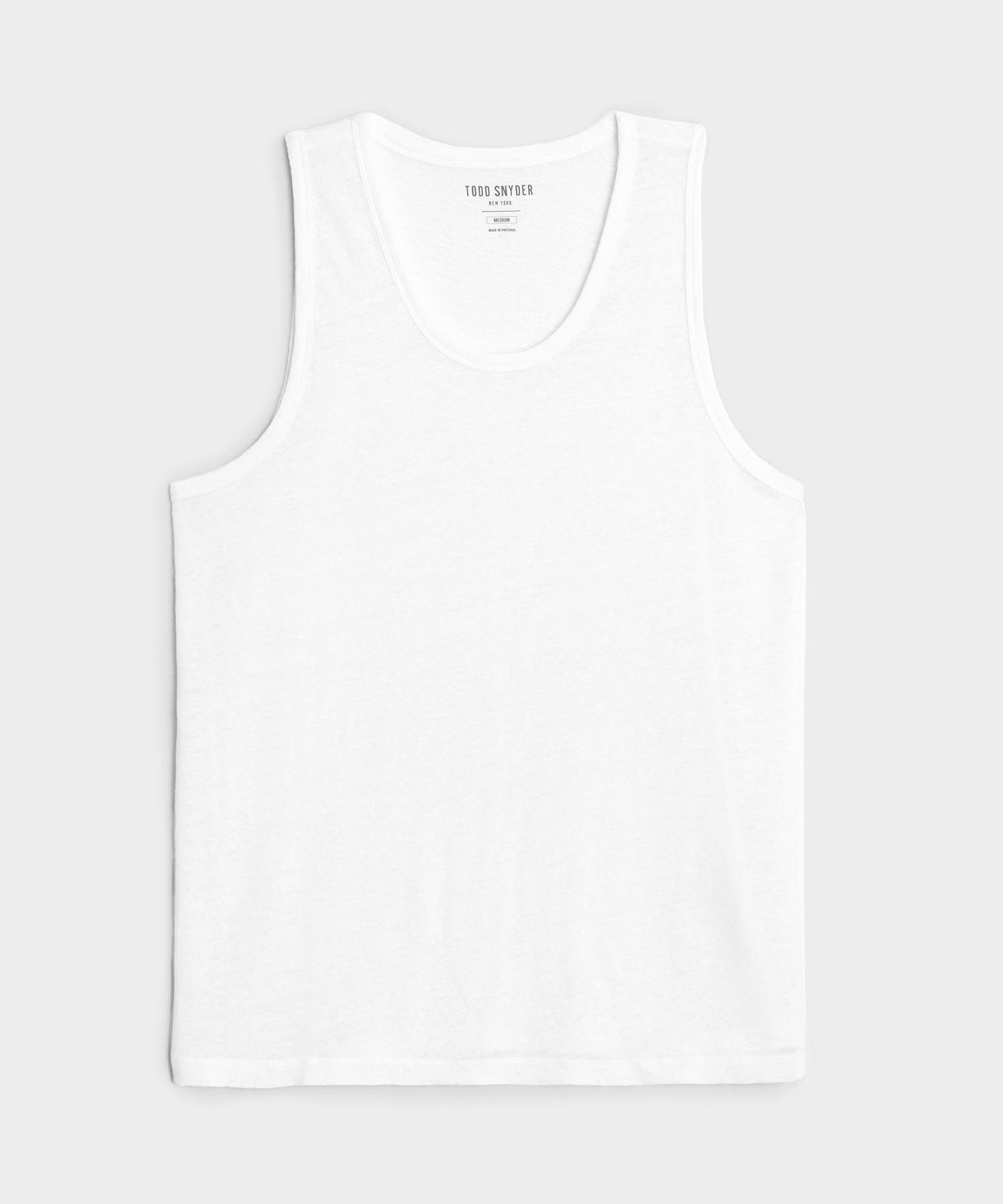 Todd Snyder Linen Tank Top in White White