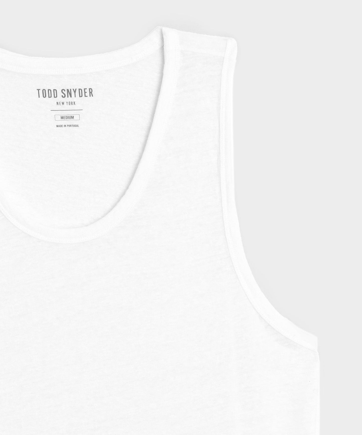 Todd Snyder Linen Tank Top in White White