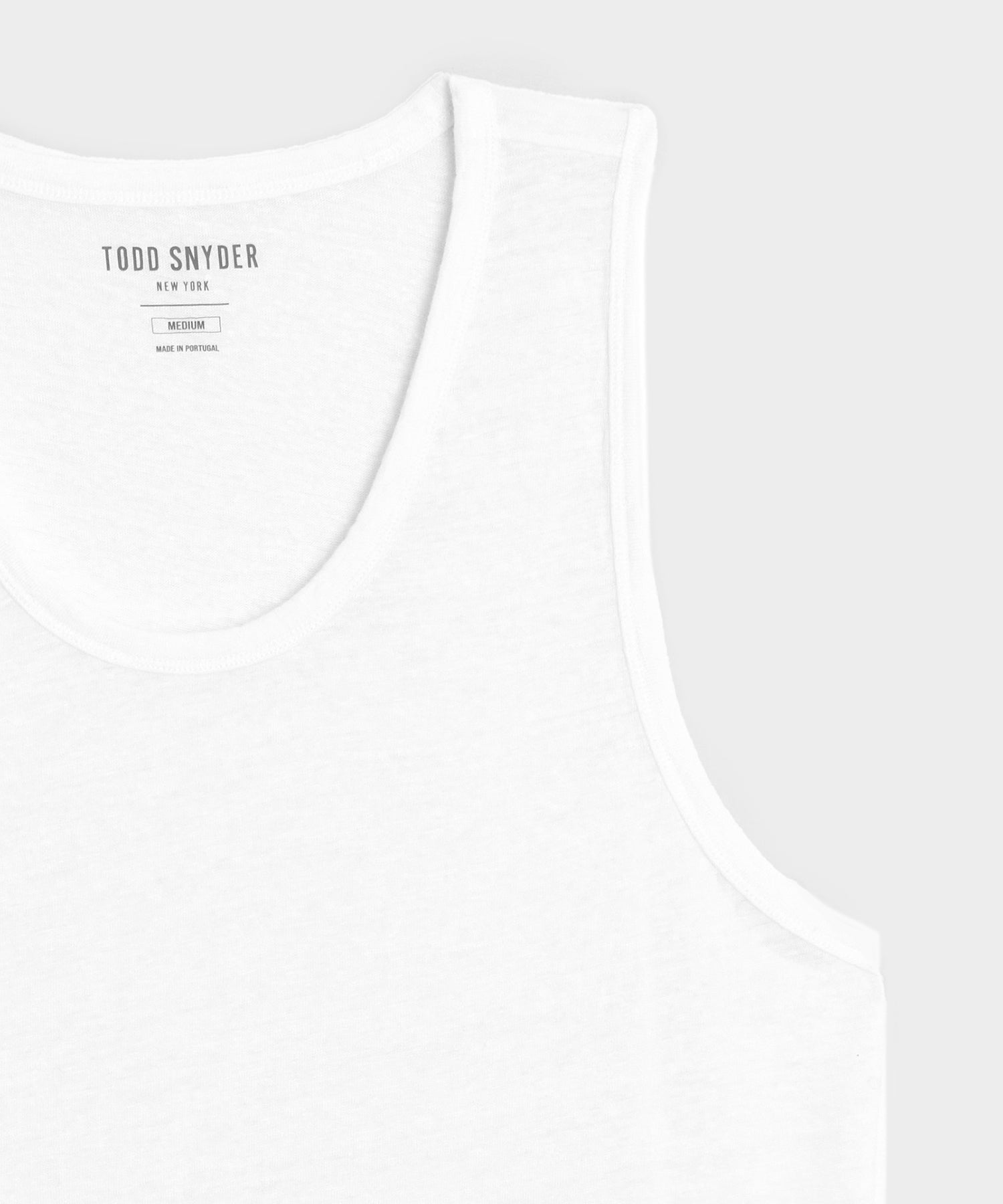 Todd Snyder Linen Tank Top in White White