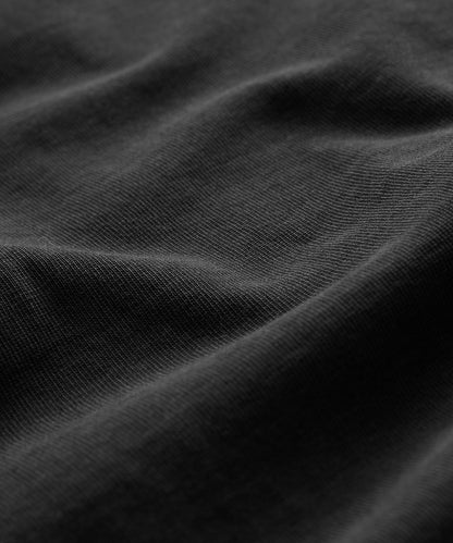Todd Snyder Boxy Jersey Tee in Black Black