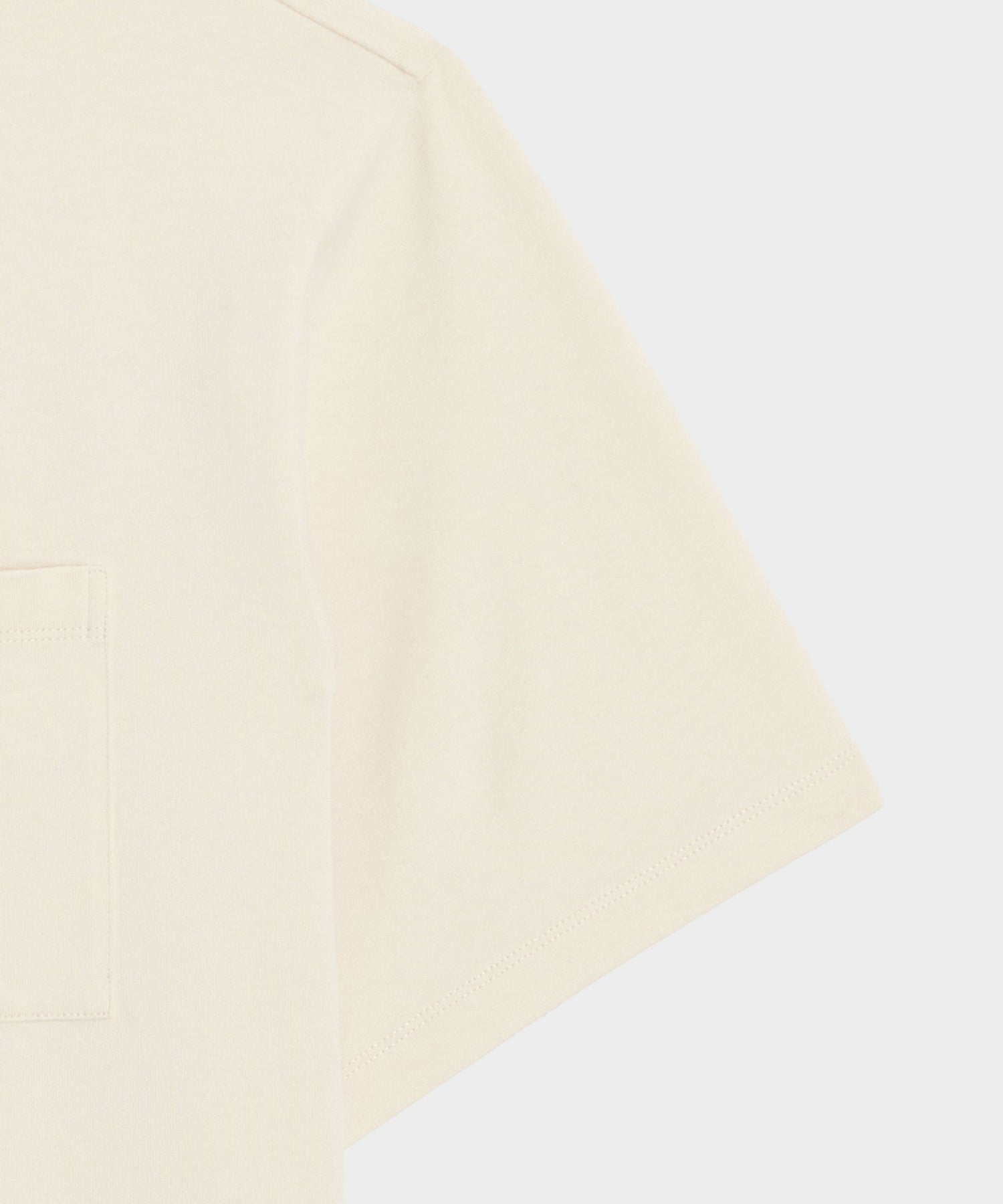 Todd Snyder Boxy Jersey Tee in Chalk Chalk