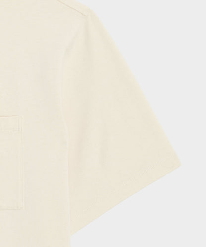 Todd Snyder Boxy Jersey Tee in Chalk Chalk