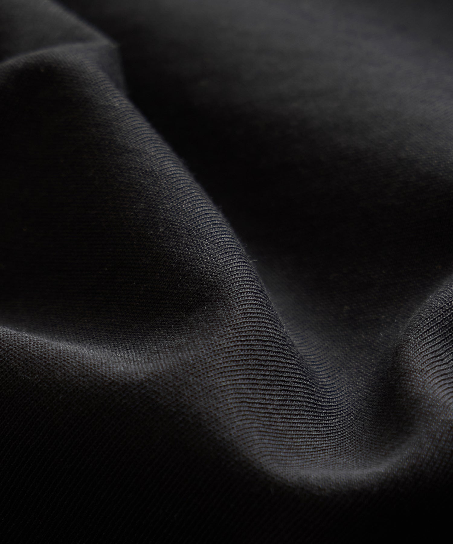 Todd Snyder Boxy Jersey Mockneck Tee in Black Black