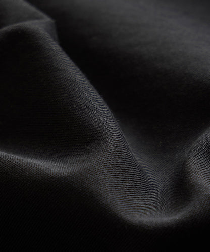 Todd Snyder Boxy Jersey Mockneck Tee in Black Black