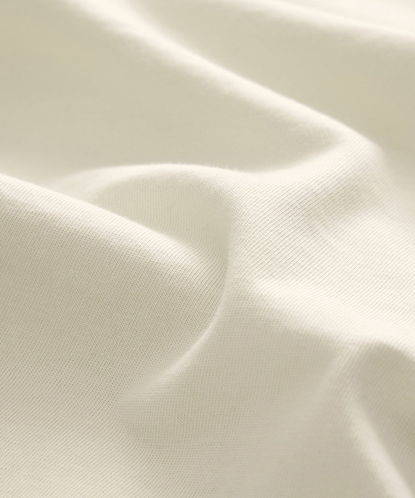 Todd Snyder Boxy Jersey Mockneck Tee in Chalk Chalk