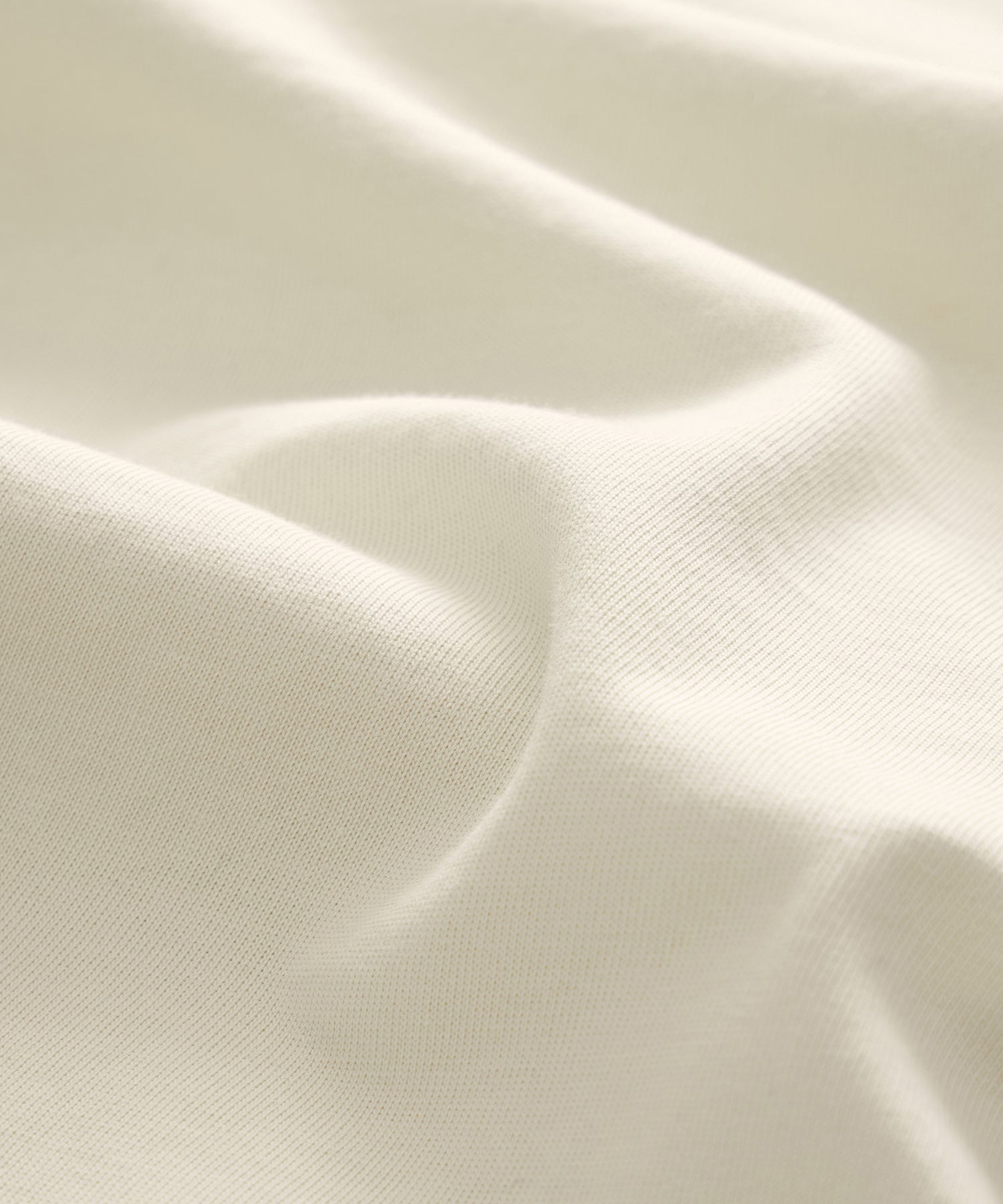 Todd Snyder Boxy Jersey Mockneck Tee in Chalk Chalk