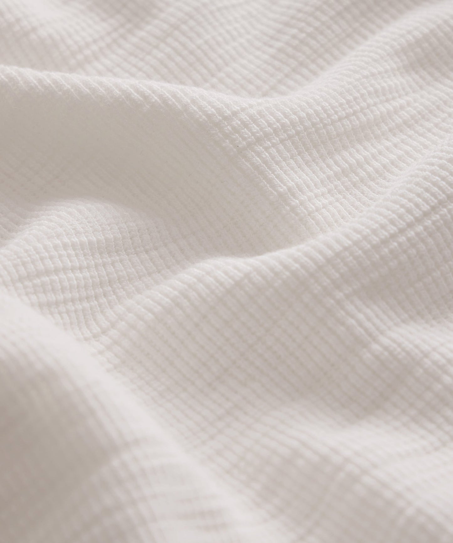 Todd Snyder Lightweight Mini Waffle Crew in Antique White Antique White
