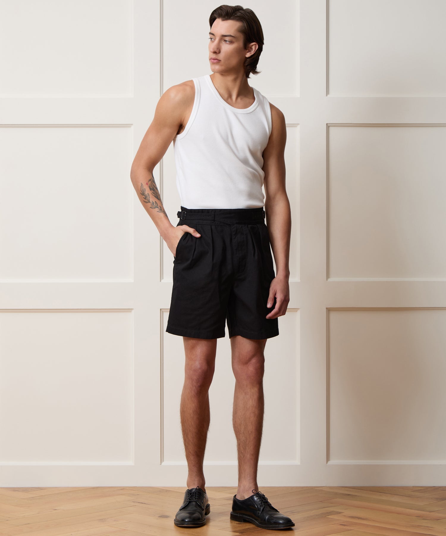 Todd Snyder Cotton Ribbed Tank in White White