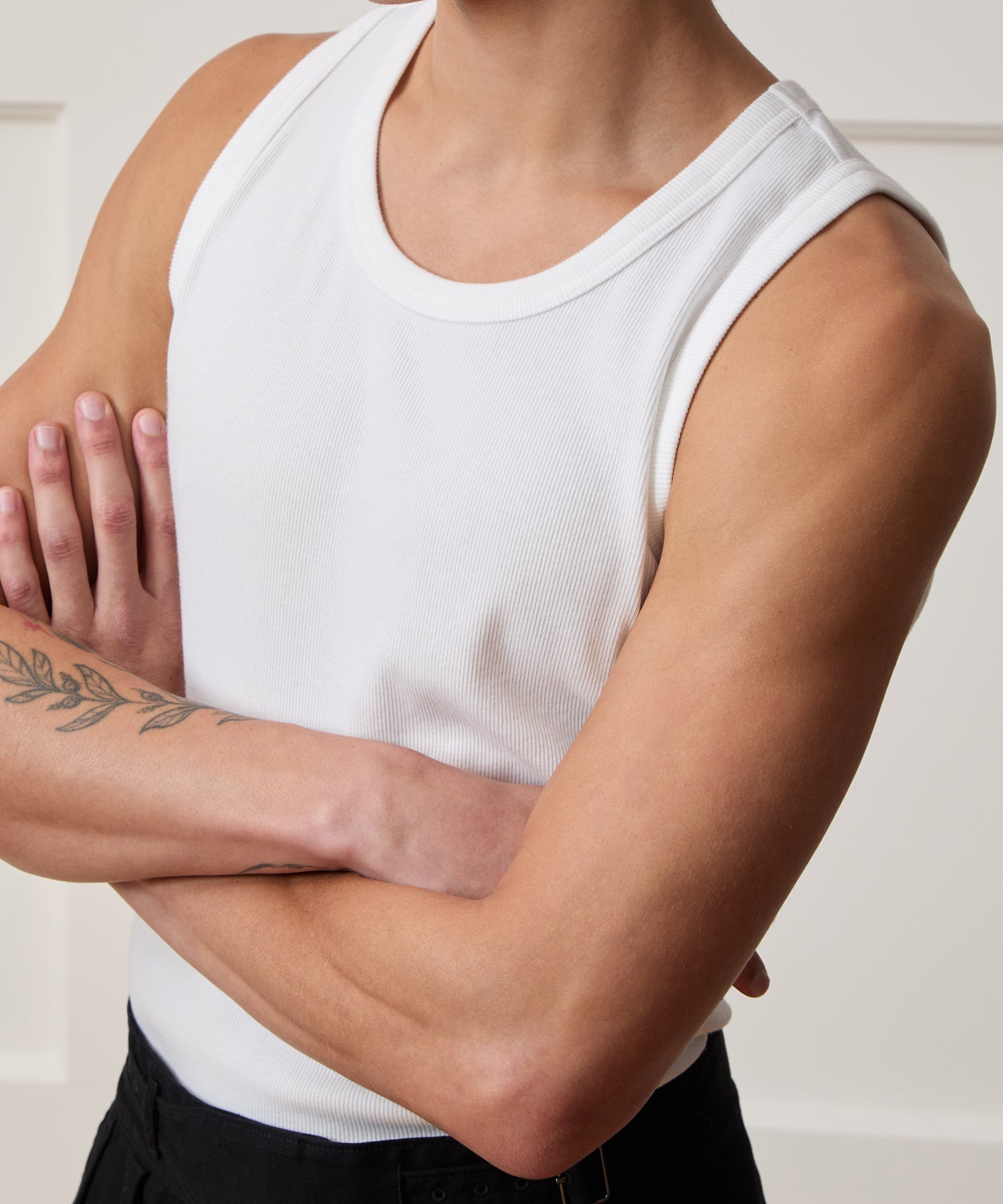 Todd Snyder Cotton Ribbed Tank in White White