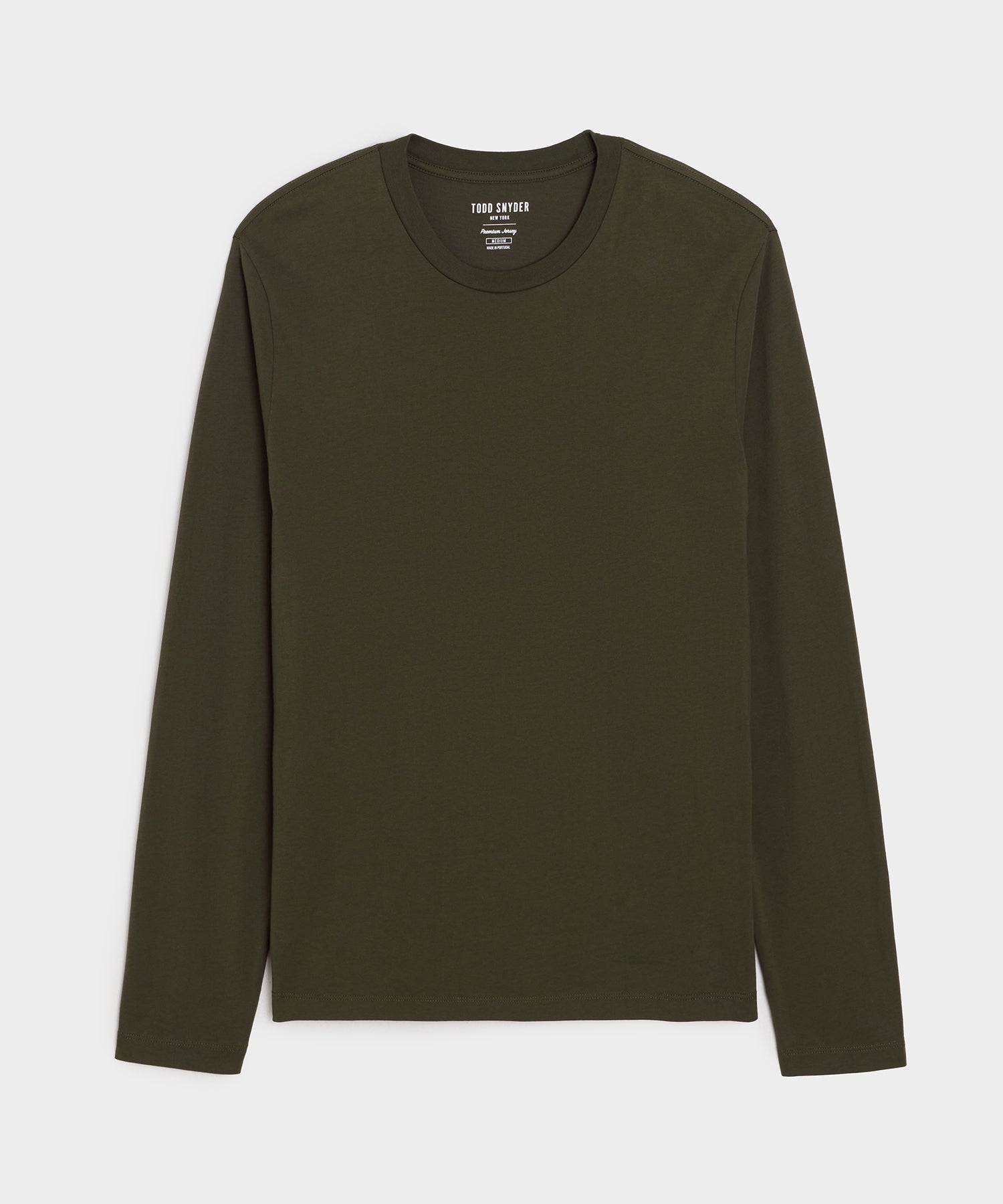 Todd Snyder Premium Jersey Tee in Snyder Olive Snyder Olive