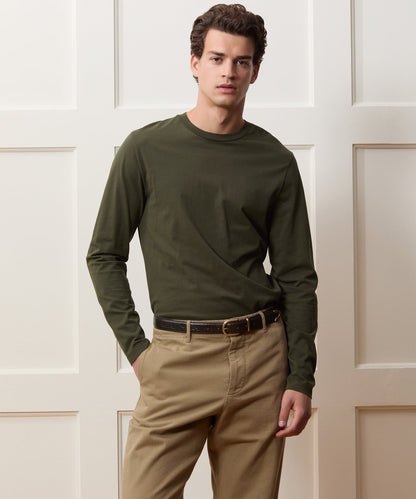 Todd Snyder Premium Jersey Tee in Snyder Olive Snyder Olive