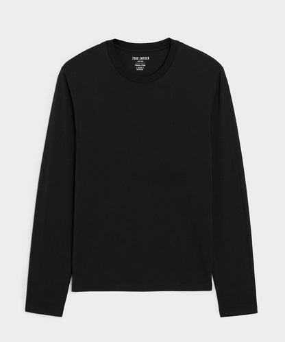 Todd Snyder Premium Jersey Tee in Black Black