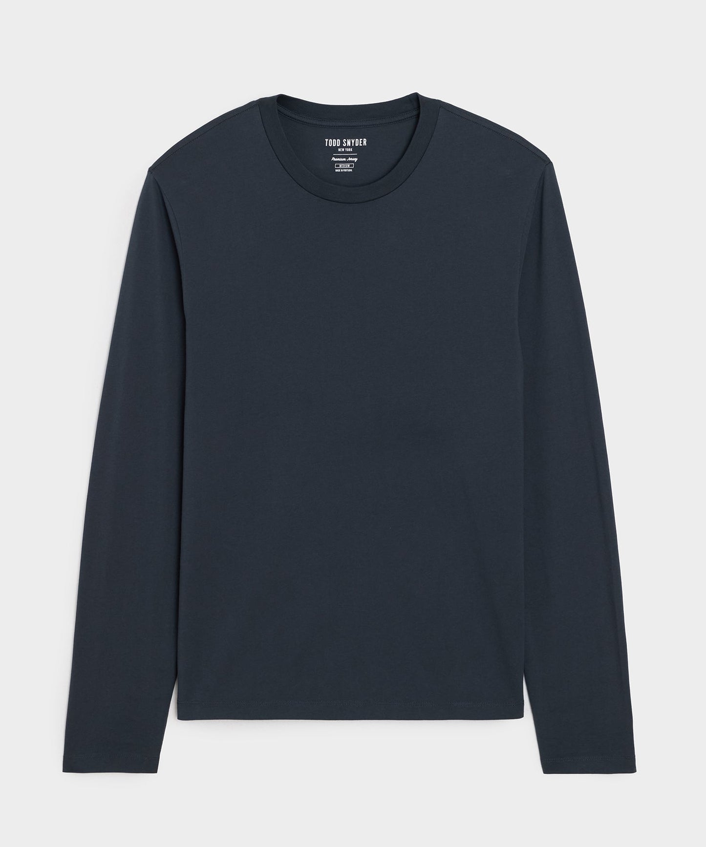Todd Snyder Premium Jersey Tee in Navy Navy