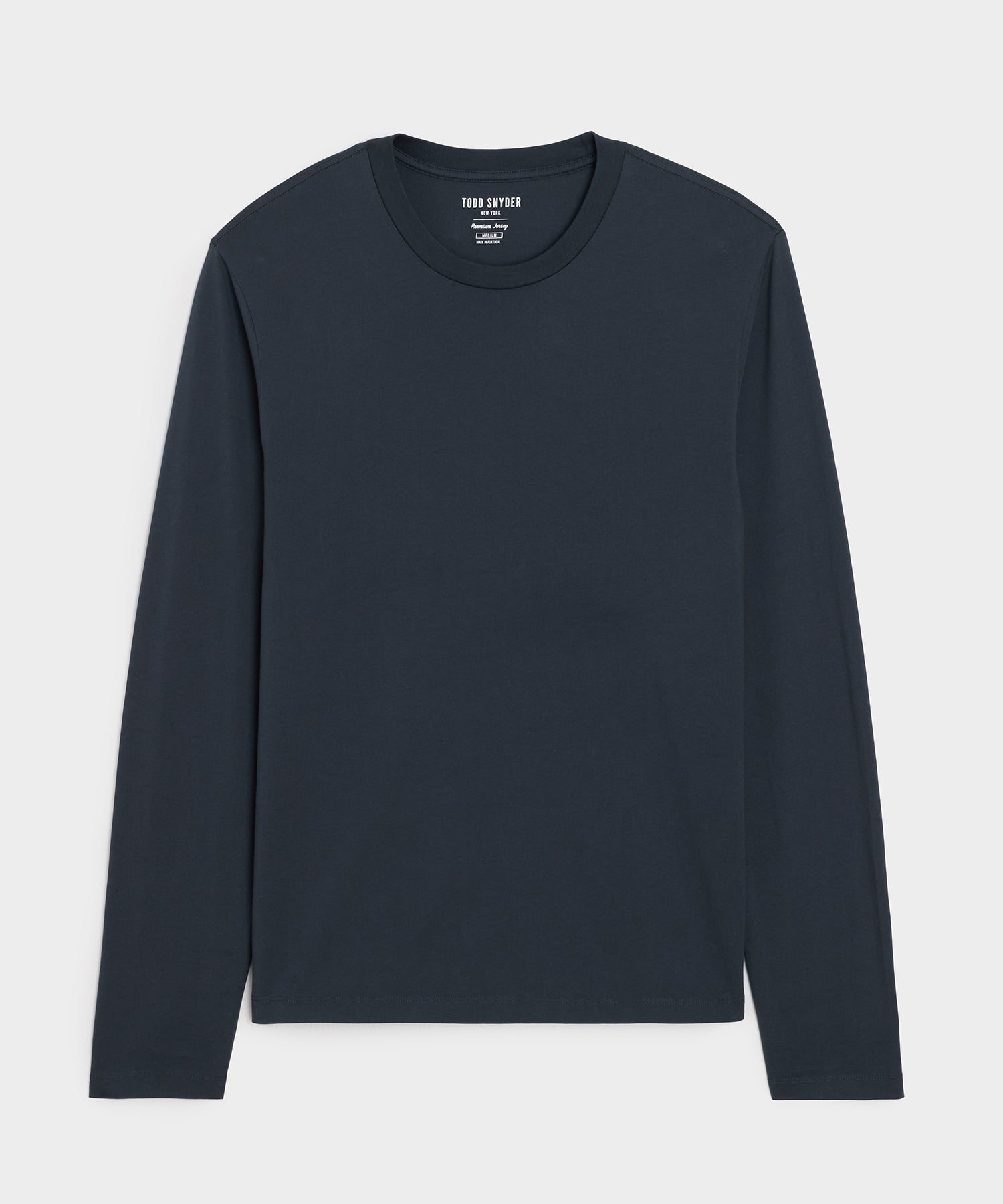 Todd Snyder Premium Jersey Tee in Navy Navy