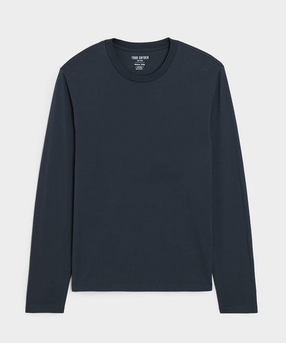 Todd Snyder Premium Jersey Tee in Navy Navy