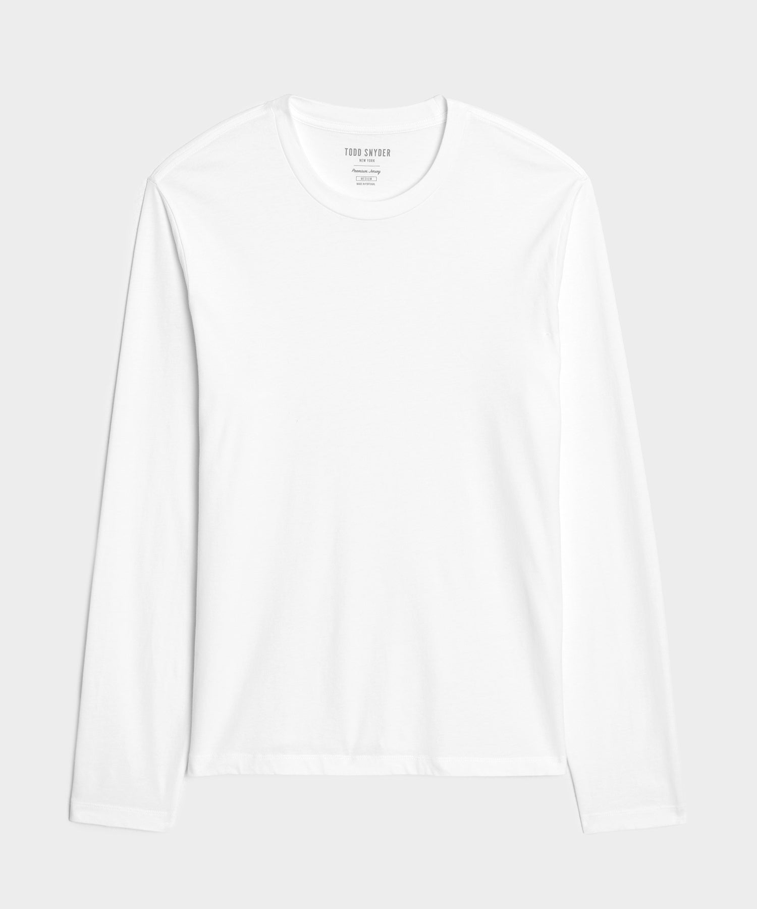 Todd Snyder Premium Jersey Tee in White White