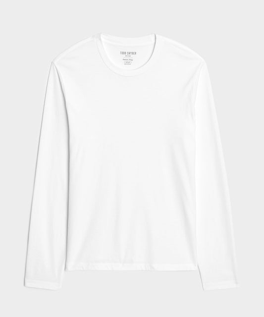 Todd Snyder Premium Jersey Tee in White White