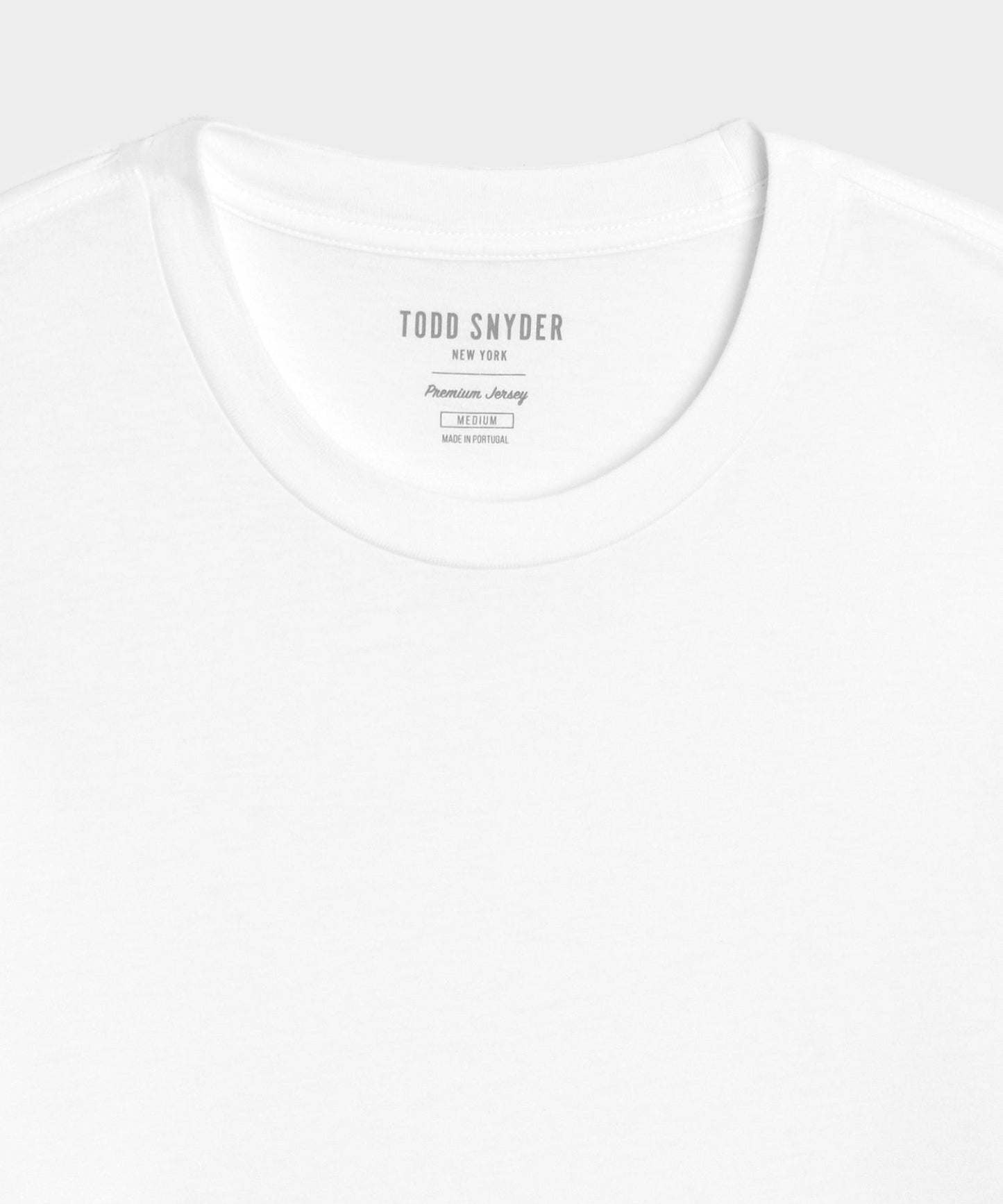 Todd Snyder Premium Jersey Tee in White White