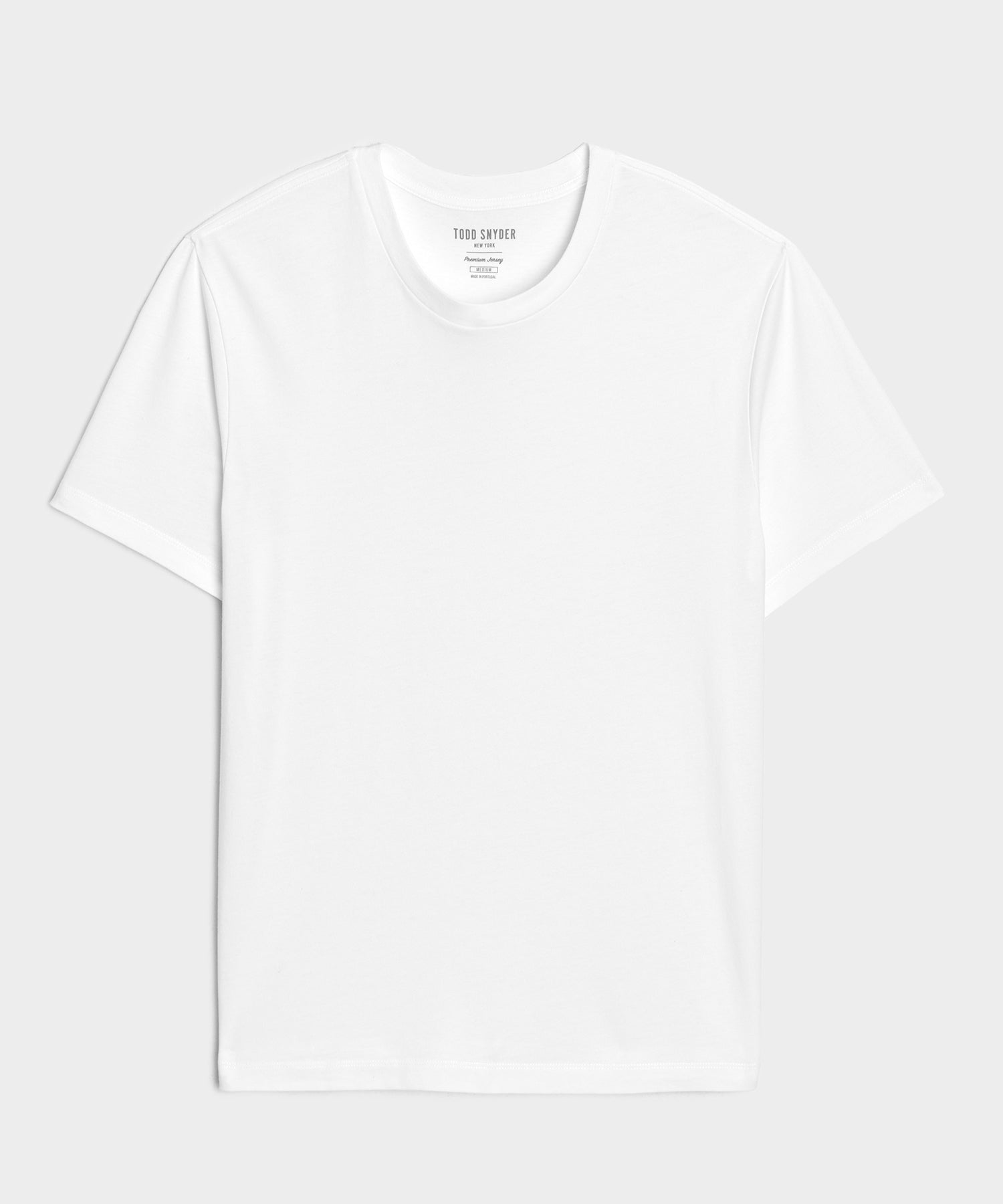 Todd Snyder Premium Jersey Tee in White White