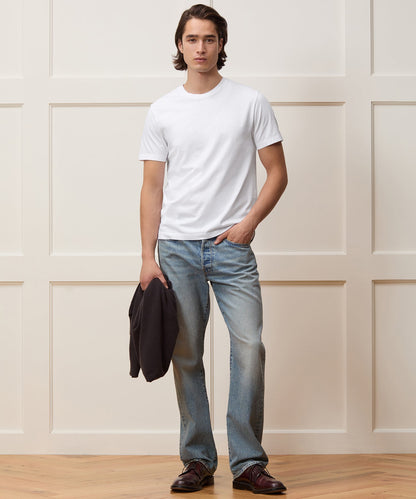 Todd Snyder Premium Jersey Tee in White White