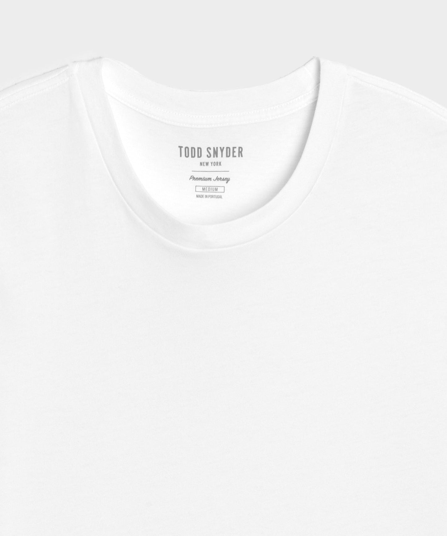 Todd Snyder Premium Jersey Tee in White White