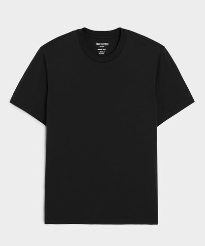 Todd Snyder Premium Jersey Tee in Black Black
