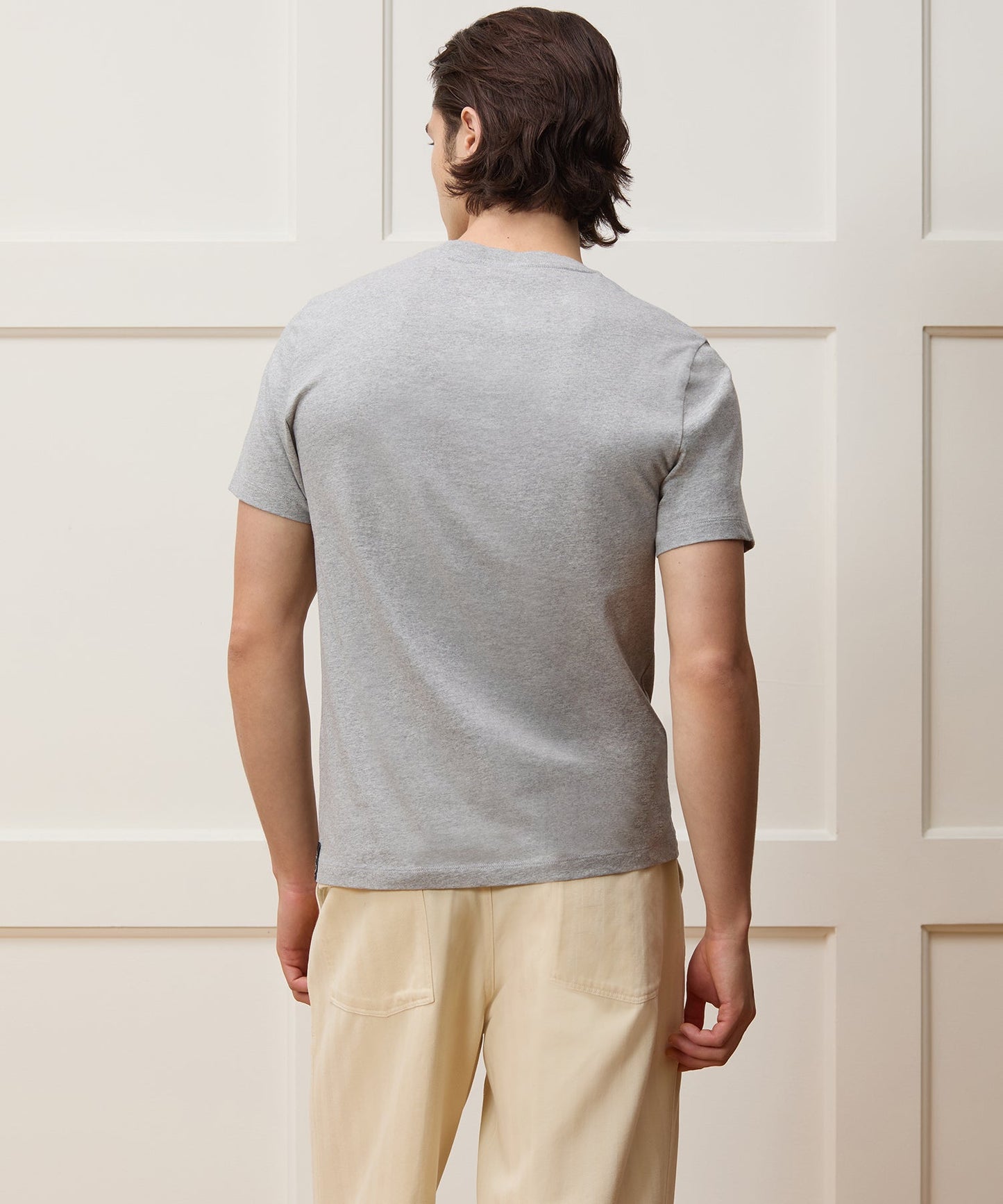Todd Snyder Premium Jersey Tee in Grey Heather Grey Heather