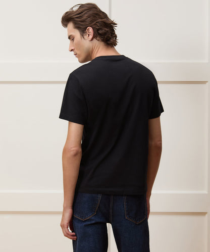Todd Snyder Premium Jersey Pocket Tee in Black Black